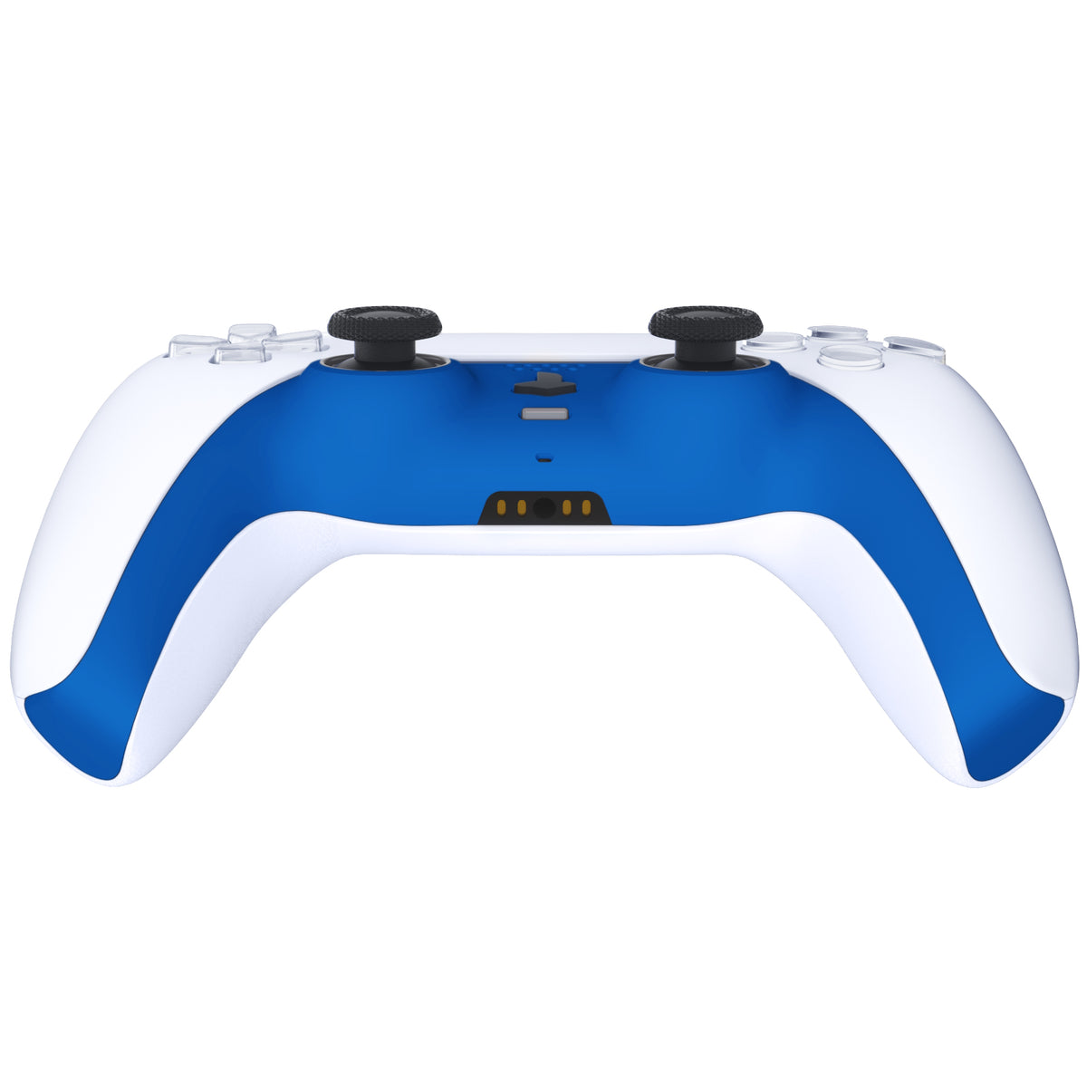 eXtremeRate Replacement Decorative Trim Shell with Accent Rings Compatible with PS5 Controller BDM-010/020/030/040/050 - Blue