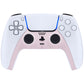 eXtremeRate Replacement Decorative Trim Shell with Accent Rings Compatible with PS5 Controller BDM-010/020/030/040/050 - Cherry Blossoms Pink