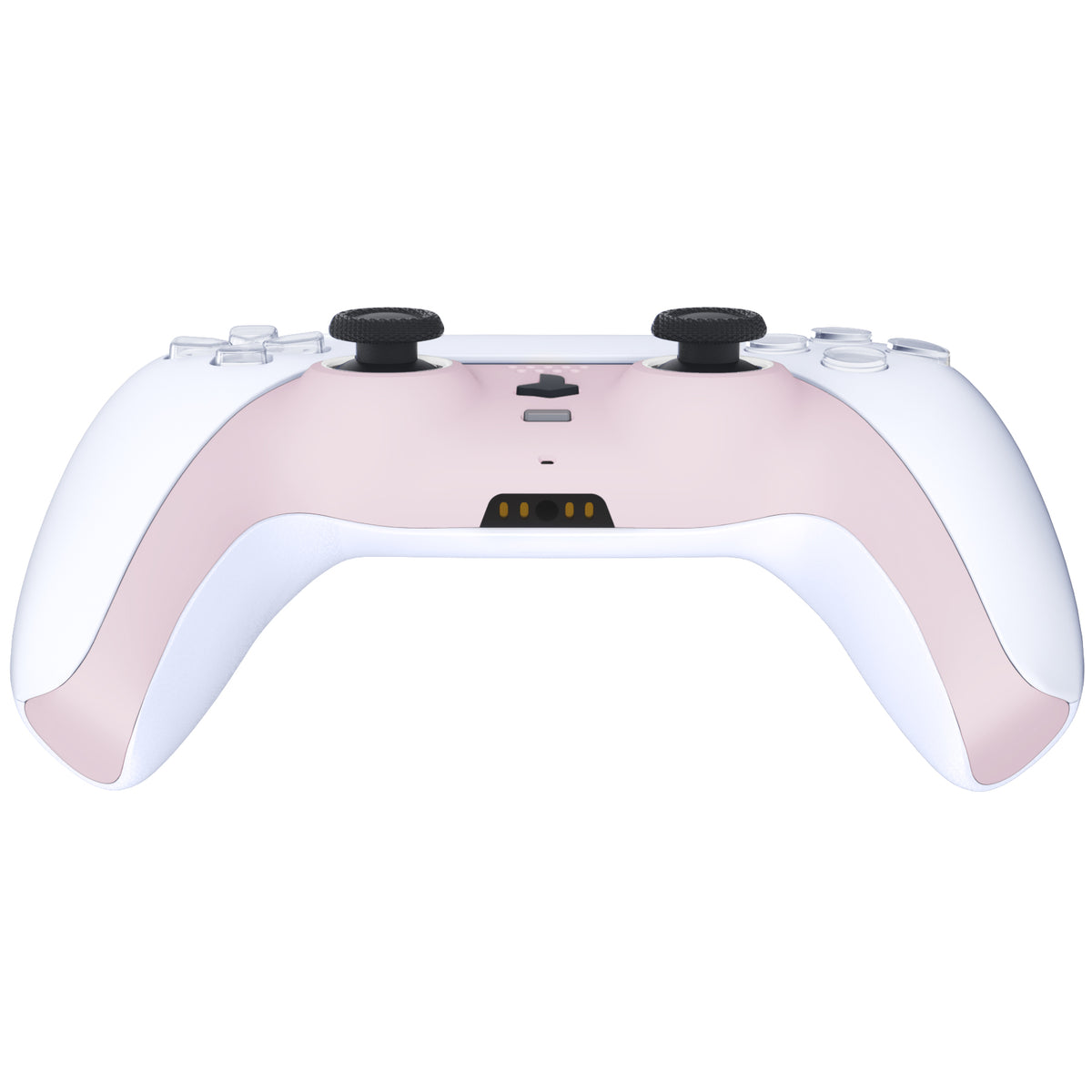 eXtremeRate Replacement Decorative Trim Shell with Accent Rings Compatible with PS5 Controller BDM-010/020/030/040/050 - Cherry Blossoms Pink