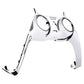 eXtremeRate Replacement Decorative Trim Shell with Accent Rings Compatible with PS5 Controller BDM-010/020/030/040/050 - Chrome Silver Glossy