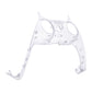 eXtremeRate Replacement Decorative Trim Shell with Accent Rings Compatible with PS5 Controller BDM-010/020/030/040/050 - Clear