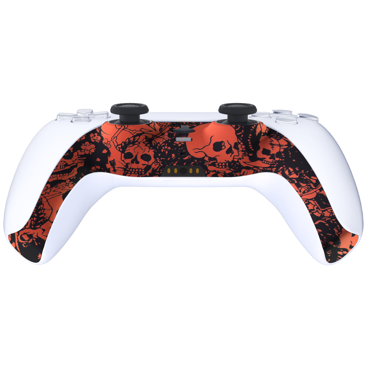 eXtremeRate Replacement Decorative Trim Shell with Accent Rings Compatible with PS5 Controller BDM-010/020/030/040/050 - Demons and Monsters