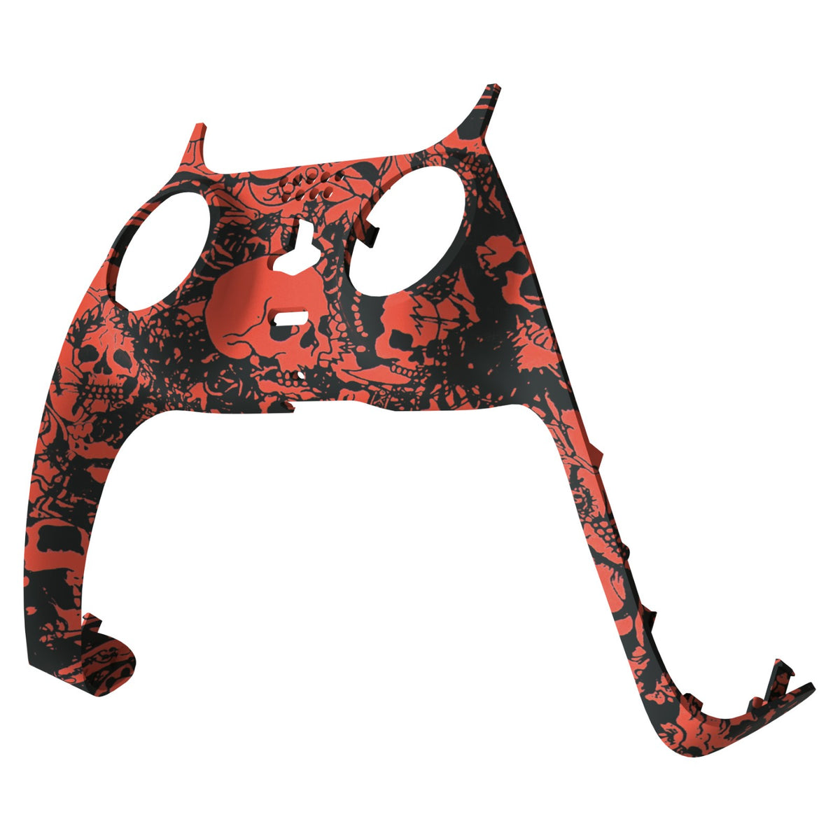 eXtremeRate Replacement Decorative Trim Shell with Accent Rings Compatible with PS5 Controller BDM-010/020/030/040/050 - Demons and Monsters