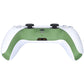 eXtremeRate Replacement Decorative Trim Shell with Accent Rings Compatible with PS5 Controller BDM-010/020/030/040/050 - Matcha Green