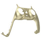 eXtremeRate Replacement Decorative Trim Shell with Accent Rings Compatible with PS5 Controller BDM-010/020/030/040/050 - Metallic Champagne Gold