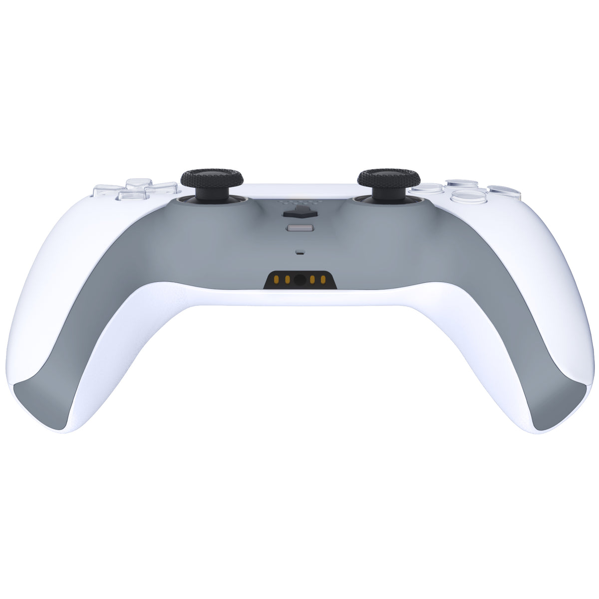 eXtremeRate Replacement Decorative Trim Shell with Accent Rings Compatible with PS5 Controller BDM-010/020/030/040/050 - New Hope Gray