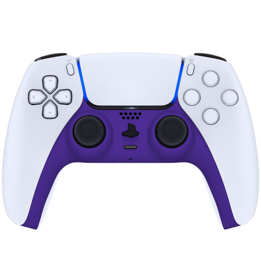 eXtremeRate Replacement Decorative Trim Shell with Accent Rings Compatible with PS5 Controller BDM-010/020/030/040/050 - Purple