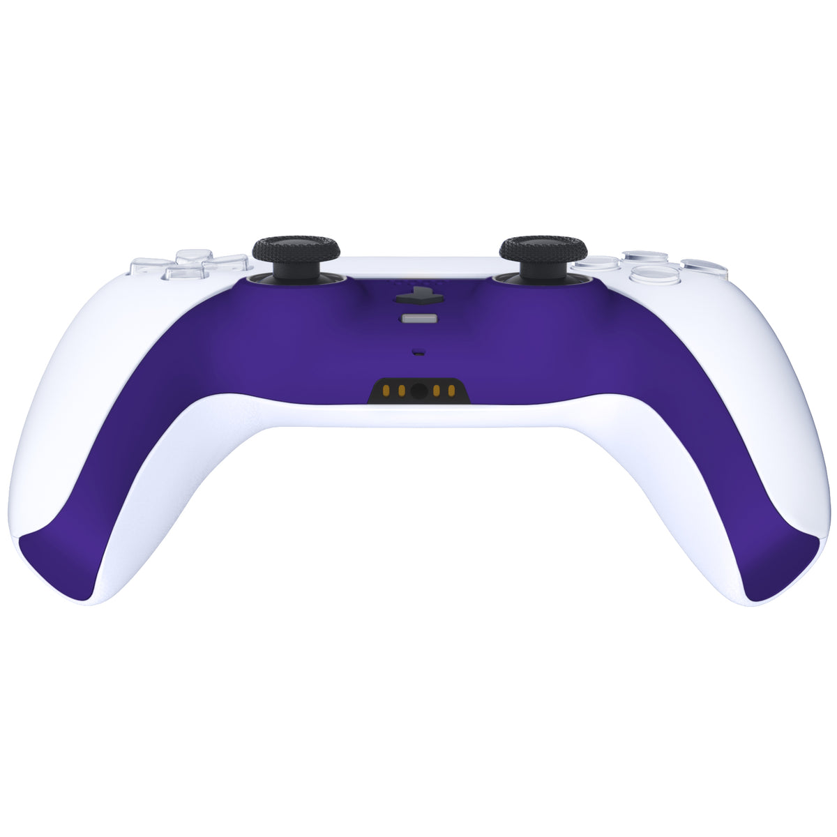 eXtremeRate Replacement Decorative Trim Shell with Accent Rings Compatible with PS5 Controller BDM-010/020/030/040/050 - Purple