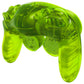 eXtremeRate Replacement Faceplate Backplate with Buttons for Nintendo GameCube Controller NGC - Clear Lime Green