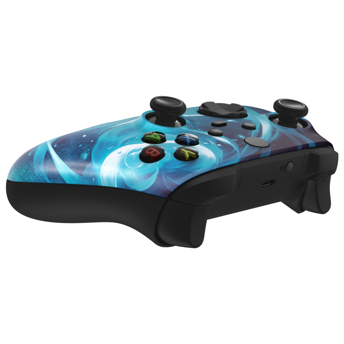 eXtremeRate Replacement Faceplate Front Housing Shell for Xbox Series X & S Controller - Aero Slash Magic