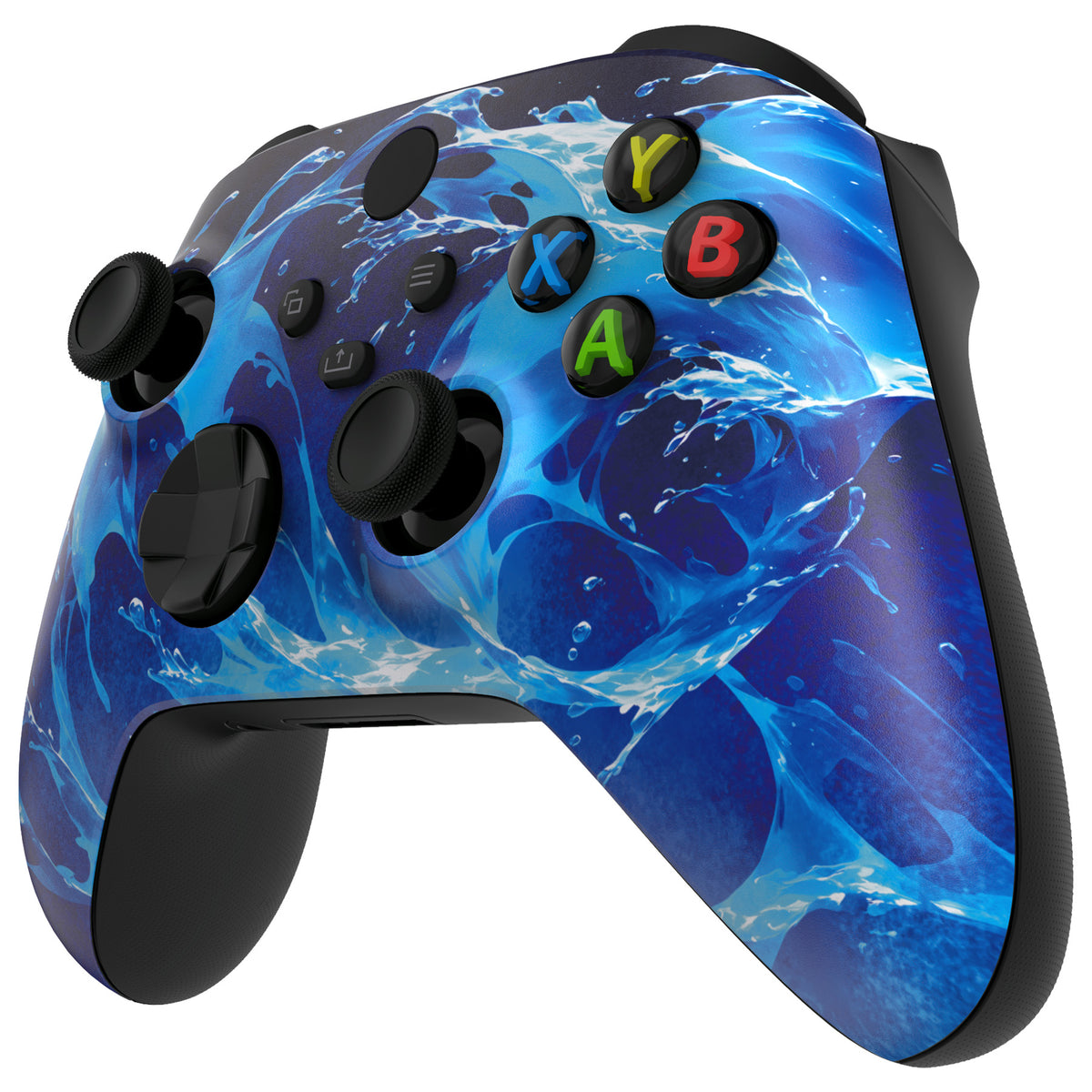 eXtremeRate Replacement Faceplate Front Housing Shell for Xbox Series X & S Controller - Aqua Magic