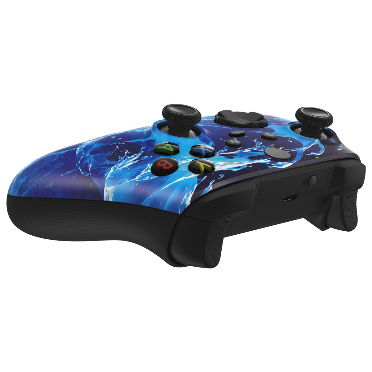 eXtremeRate Replacement Faceplate Front Housing Shell for Xbox Series X & S Controller - Aqua Magic