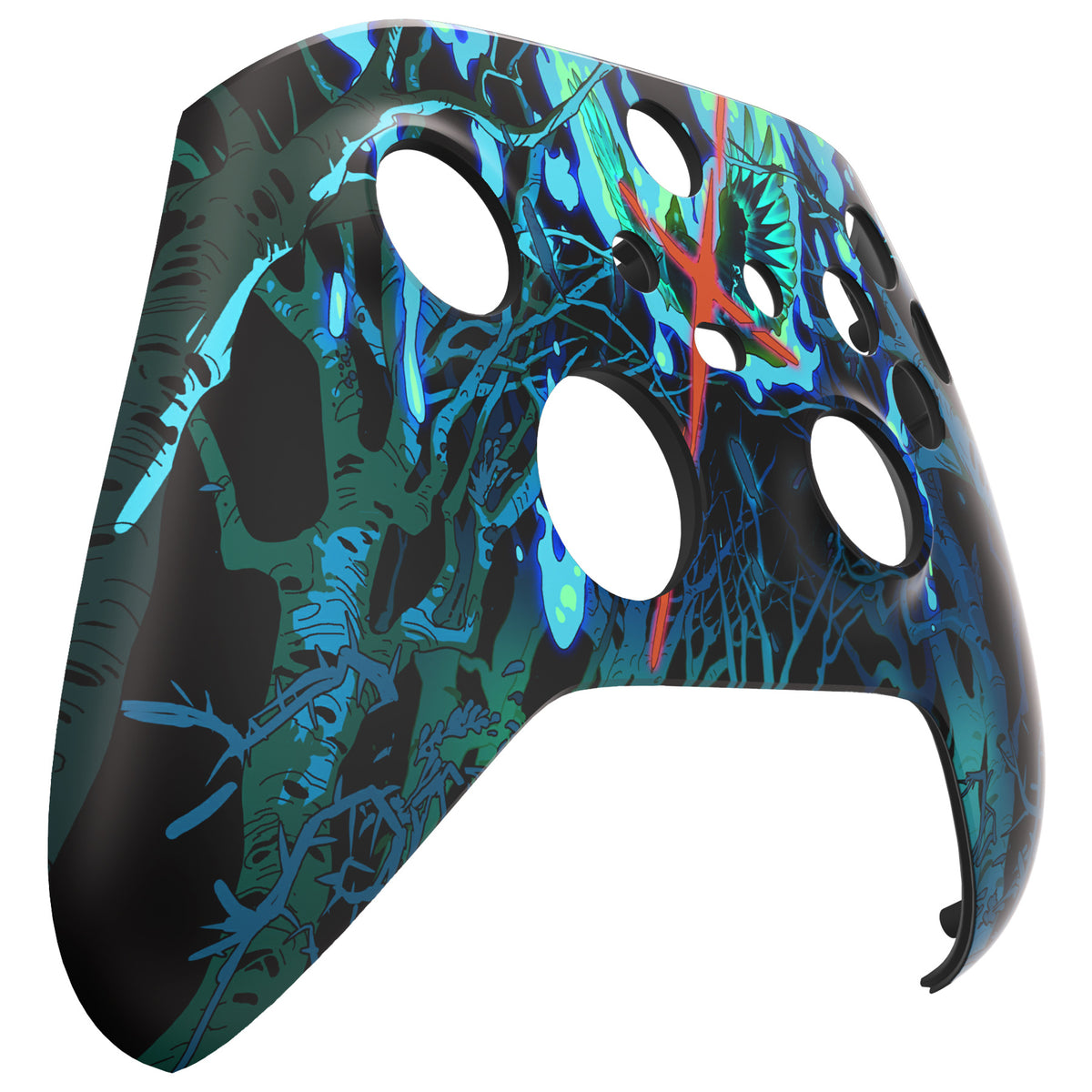 eXtremeRate Replacement Front Housing Shell for Xbox Series X & S Controller - Darkness Lost