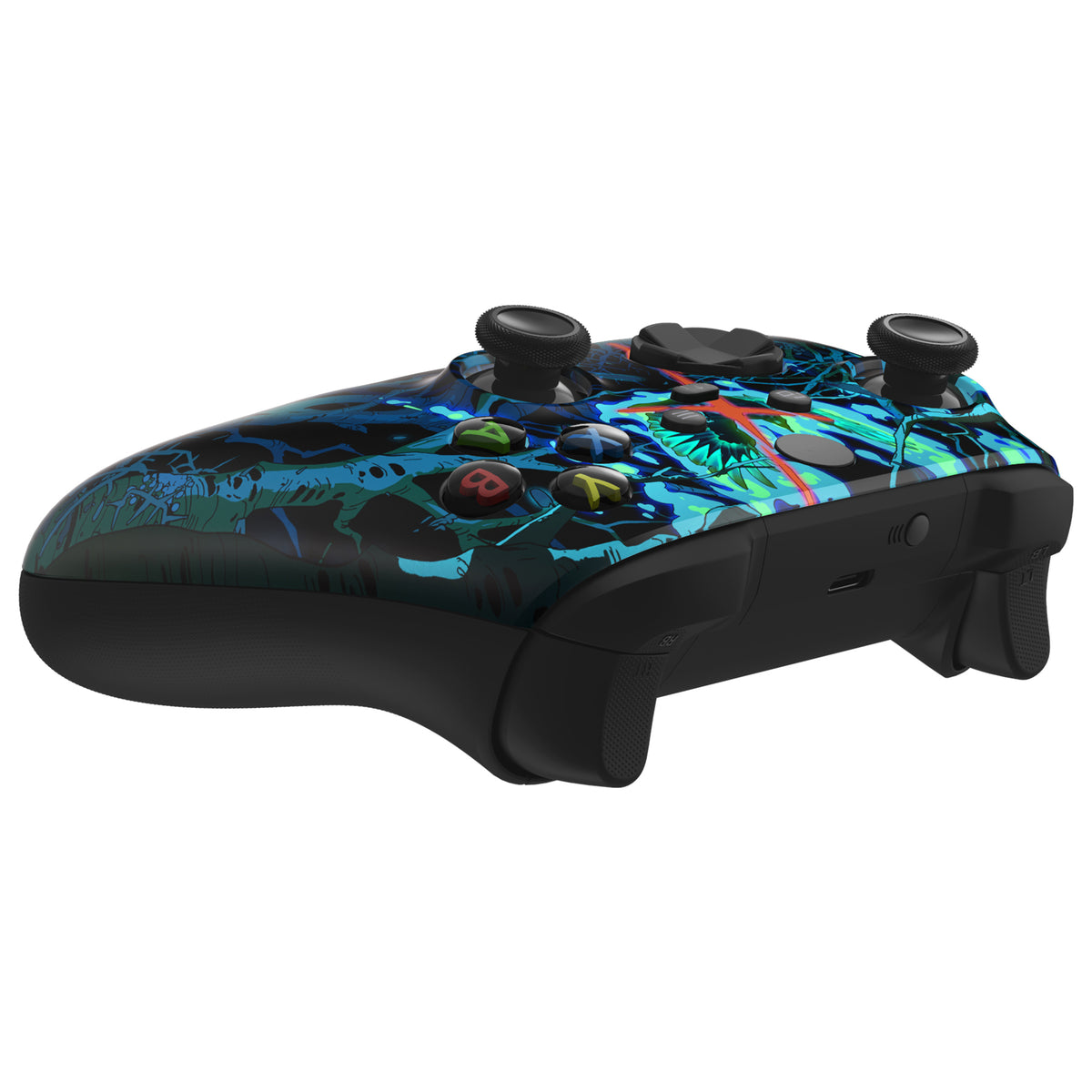 eXtremeRate Replacement Front Housing Shell for Xbox Series X & S Controller - Darkness Lost