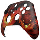 eXtremeRate Replacement Faceplate Front Housing Shell for Xbox Series X & S Controller - Purgatory Fire Serpent