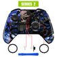 eXtremeRate Replacement Front Housing Shell Case with Accent Rings for Xbox One Elite Series 2 & Elite 2 Core Controller (Model 1797) - Glow in Dark - The Awakening of the Earth Lord