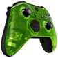 eXtremeRate Replacement Front Housing Shell Case with Accent Rings for Xbox One Elite Series 2 & Elite 2 Core Controller (Model 1797) - Clear Lime Green