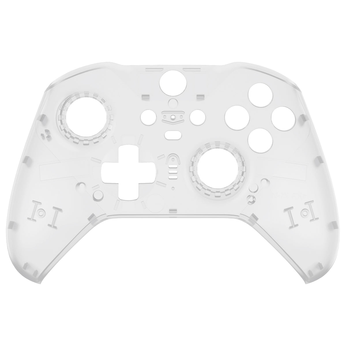 eXtremeRate Replacement Front Housing Shell Case with Accent Rings for Xbox One Elite Series 2 & Elite 2 Core Controller (Model 1797) - Glow in Dark - Green