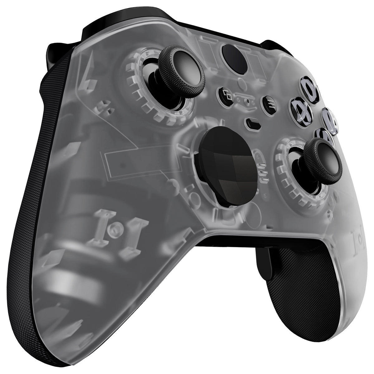 eXtremeRate Replacement Front Housing Shell Case with Accent Rings for Xbox One Elite Series 2 & Elite 2 Core Controller (Model 1797) - Glow in Dark - Green