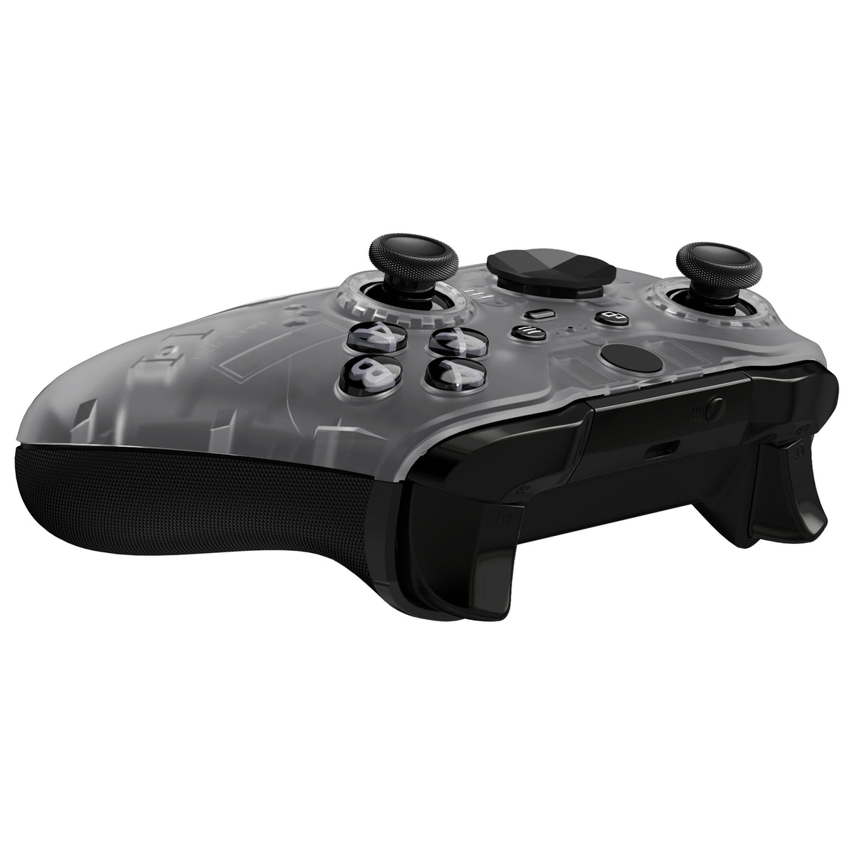 eXtremeRate Replacement Front Housing Shell Case with Accent Rings for Xbox One Elite Series 2 & Elite 2 Core Controller (Model 1797) - Glow in Dark - Green