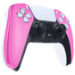 eXtremeRate Replacement Front Housing Shell Compatible with PS5 Controller BDM-010/020/030/040/050 - Chrome Pink Glossy