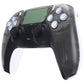eXtremeRate Replacement Front Housing Shell with Touchpad Compatible with PS5 Controller BDM-010/020/030/040/050/060 - Clear Black