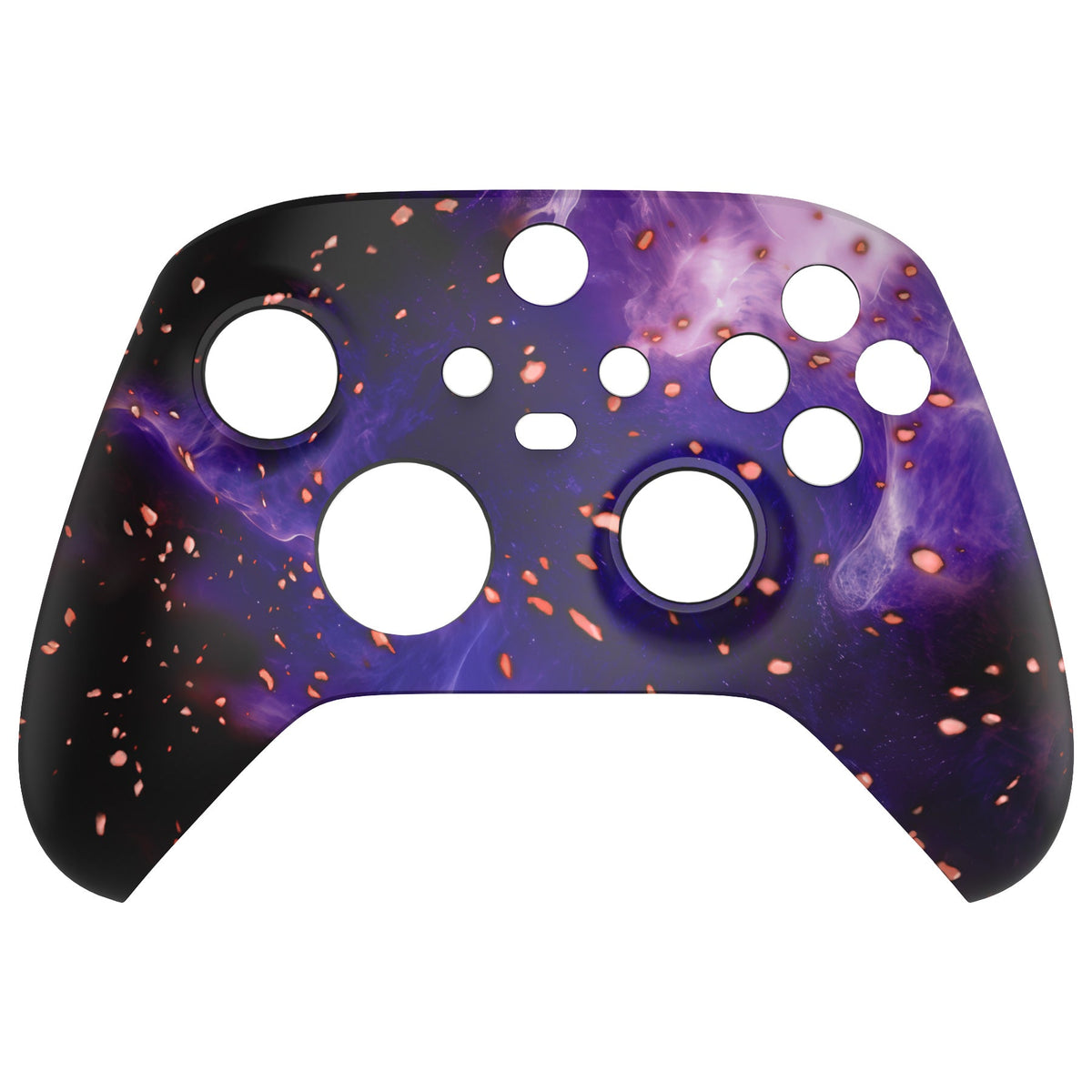 eXtremeRate Replacement Front Housing Shell for Xbox Series X & S Controller - Glow in Dark - Cosmic Camo eXtremeRate