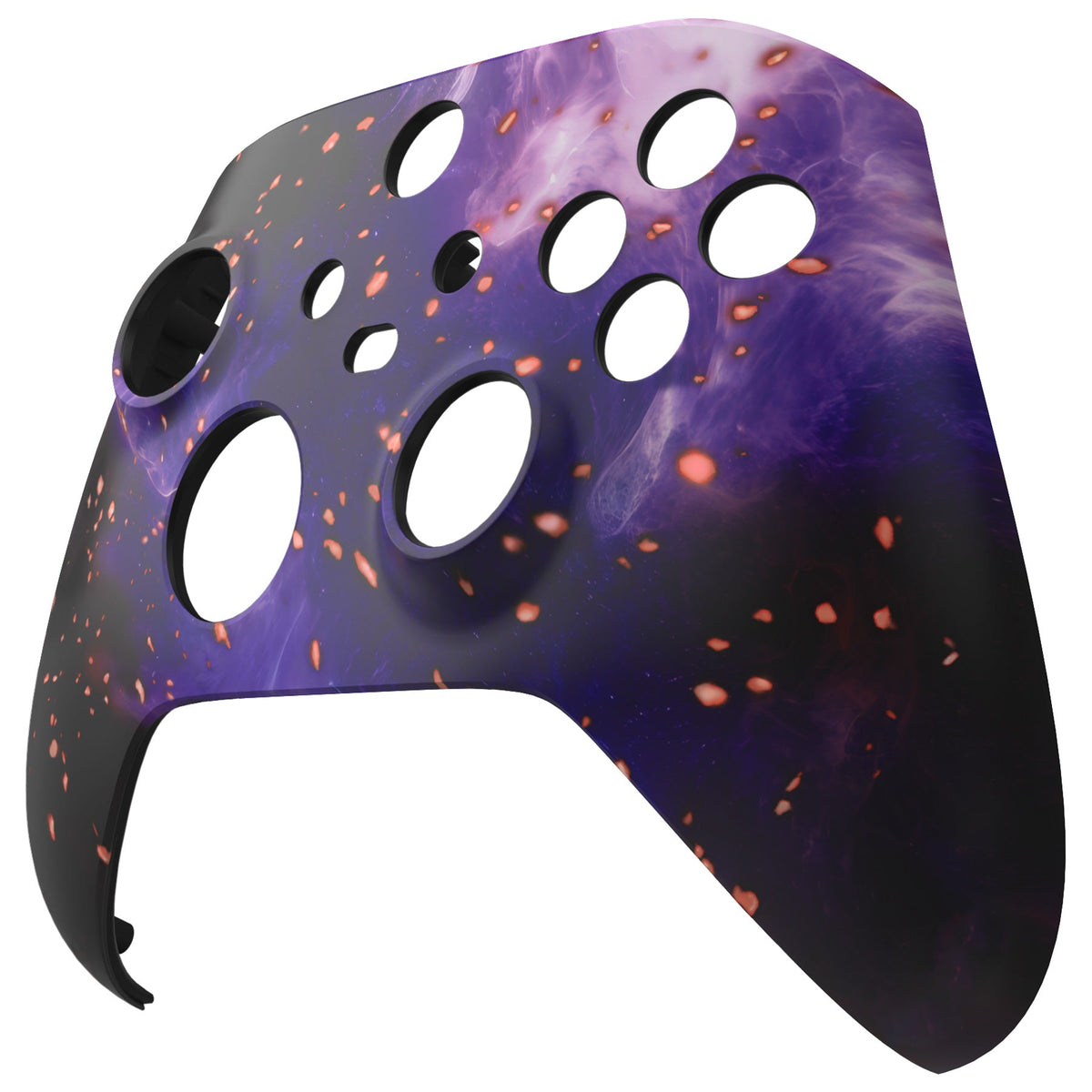 eXtremeRate Replacement Front Housing Shell for Xbox Series X & S Controller - Glow in Dark - Cosmic Camo eXtremeRate