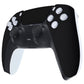 eXtremeRate Replacement Front Housing Shell with Touchpad Compatible with PS5 Controller BDM-010/020/030/040/050/060 - Black