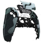 eXtremeRate Replacement Front Housing Shell with Touchpad Compatible with PS5 Controller BDM-010/020/030/040/050 - Black White Camouflage