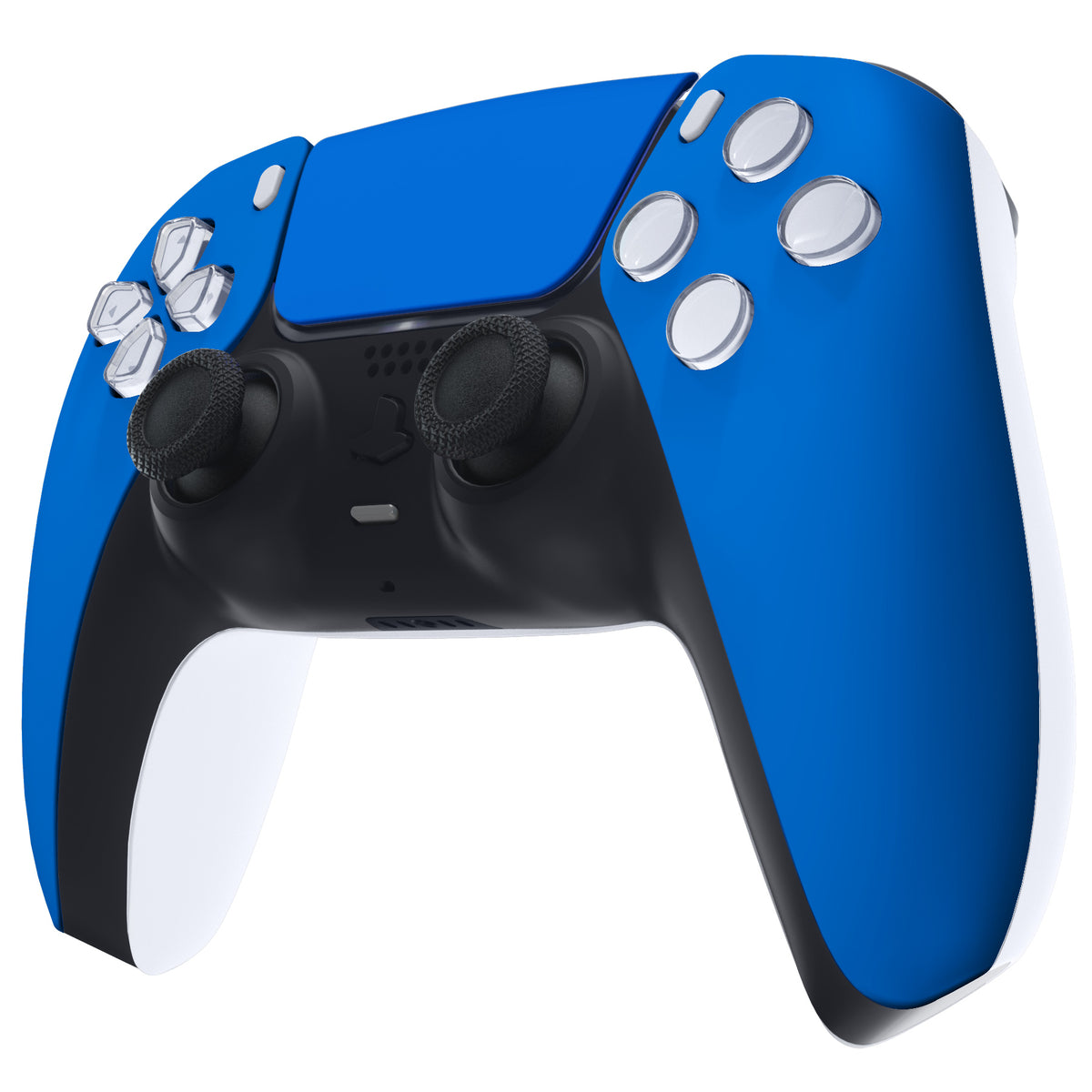 eXtremeRate Replacement Front Housing Shell with Touchpad Compatible with PS5 Controller BDM-010/020/030/040/050 - Blue