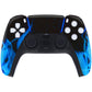 eXtremeRate Replacement Front Housing Shell with Touchpad Compatible with PS5 Controller BDM-010/020/030/040/050/060 - Blue Flame