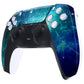 eXtremeRate Replacement Front Housing Shell with Touchpad Compatible with PS5 Controller BDM-010/020/030/040/050 - Blue Nebula