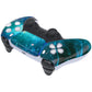 eXtremeRate Replacement Front Housing Shell with Touchpad Compatible with PS5 Controller BDM-010/020/030/040/050 - Blue Nebula