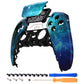 eXtremeRate Replacement Front Housing Shell with Touchpad Compatible with PS5 Controller BDM-010/020/030/040/050 - Blue Nebula