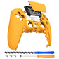 eXtremeRate Replacement Front Housing Shell with Touchpad Compatible with PS5 Controller BDM-010/020/030/040/050 - Caution Yellow