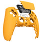 eXtremeRate Replacement Front Housing Shell with Touchpad Compatible with PS5 Controller BDM-010/020/030/040/050 - Caution Yellow