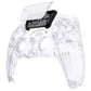 eXtremeRate Replacement Front Housing Shell with Touchpad Compatible with PS5 Controller BDM-010/020/030/040/050 - Clear