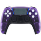 eXtremeRate Replacement Front Housing Shell with Touchpad Compatible with PS5 Controller BDM-010/020/030/040/050 - Clear Atomic Purple
