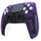 eXtremeRate Replacement Front Housing Shell with Touchpad Compatible with PS5 Controller BDM-010/020/030/040/050 - Clear Atomic Purple