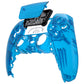 eXtremeRate Replacement Front Housing Shell with Touchpad Compatible with PS5 Controller BDM-010/020/030/040/050 - Clear Blue