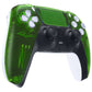 eXtremeRate Replacement Front Housing Shell with Touchpad Compatible with PS5 Controller BDM-010/020/030/040/050 - Clear Green