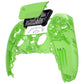 eXtremeRate Replacement Front Housing Shell with Touchpad Compatible with PS5 Controller BDM-010/020/030/040/050 - Clear Green
