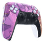 eXtremeRate Replacement Front Housing Shell with Touchpad Compatible with PS5 Controller BDM-010/020/030/040/050 - Cosmic Purple Gold Marble