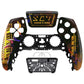 eXtremeRate Replacement Front Housing Shell with Touchpad Compatible with PS5 Controller BDM-010/020/030/040/050 - Cyber Plague
