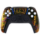 eXtremeRate Replacement Front Housing Shell with Touchpad Compatible with PS5 Controller BDM-010/020/030/040/050 - Cyber Plague