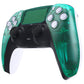 eXtremeRate Replacement Front Housing Shell with Touchpad Compatible with PS5 Controller BDM-010/020/030/040/050 - Emerald Green eXtremeRate