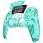 eXtremeRate Replacement Front Housing Shell with Touchpad Compatible with PS5 Controller BDM-010/020/030/040/050 - Emerald Green eXtremeRate