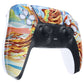 eXtremeRate Replacement Front Housing Shell with Touchpad Compatible with PS5 Controller BDM-010/020/030/040/050 - Fire Phoenix