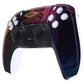 eXtremeRate Replacement Front Housing Shell with Touchpad Compatible with PS5 Controller BDM-010/020/030/040/050 - Illusion Space